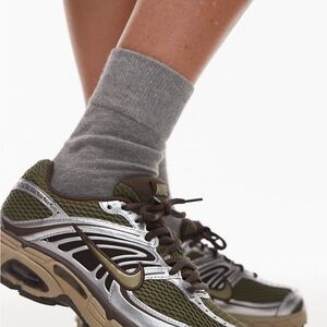 Nike air max moto 2k sneakers in Olive Green, Silver and Brown Sneakers